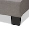 Baxton Studio Vivienne Modern Light Grey Upholstered King Size Bed 146-8244 - alternate 6